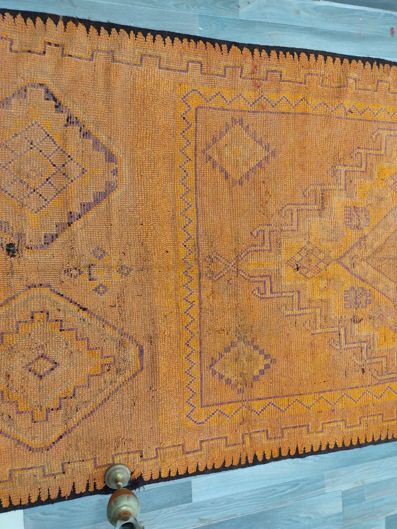 Orange Runner Rug 5x15 Wool Runner Rug Large Runner Rug Etsy