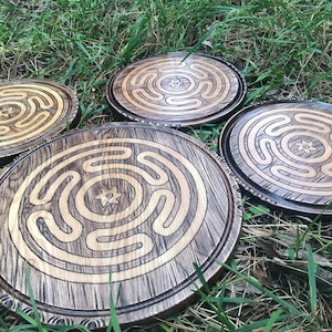 Stropholos Altar,Hecate&#39;s Wheel, Wiccan Witchy, Hekate,DarkMother,HekateAltar, Labyrinth, Ritual, wicca, Goddess of Magic, Witchcraft
