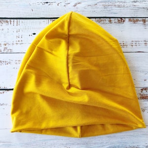 Soft Bamboo Cotton Beanie Slouchy or Regular Fit Toque Chemo Cap Cancer Hat image 8