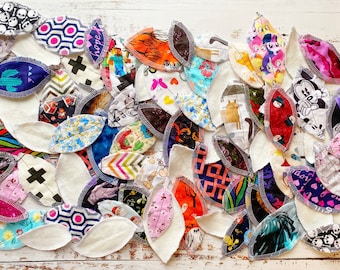 Organic Bamboo Cotton Interlabial Pads: Reusable Period Kit, Surprise Prints