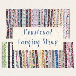 Menstrual Pad Drying Strap Set-Size 20 or 16-Cloth Pad Hanging Straps image 1