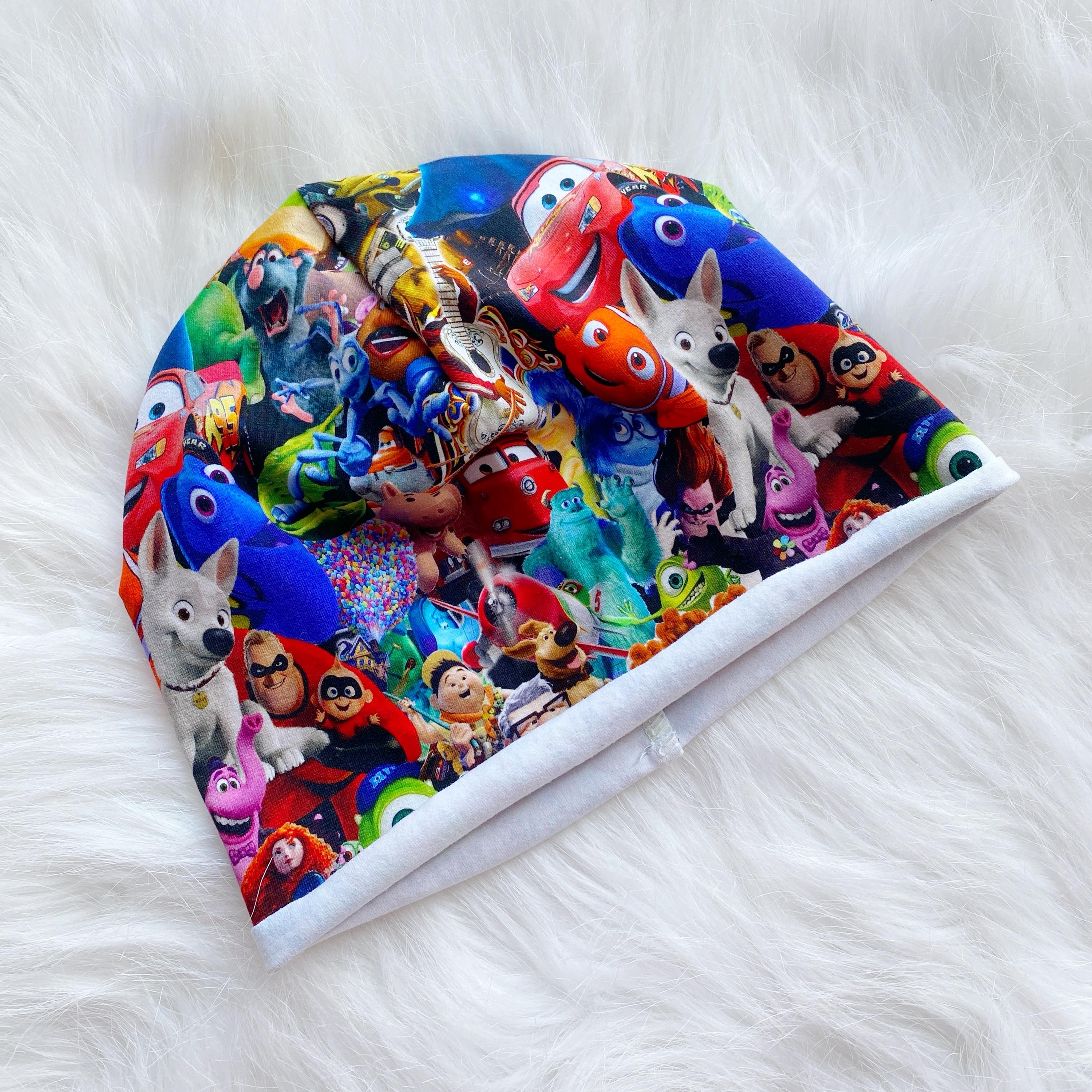 Lightweight Cotton Jersey Beanie for Women or Teens – Handmade Soft Hat with Characters