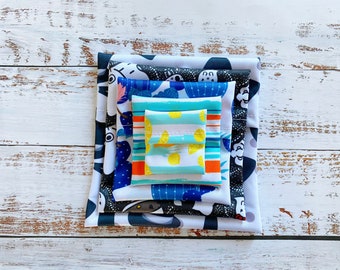 Bolsa úmida para absorventes de pano reutilizáveis: bolsa sanitária à prova d'água