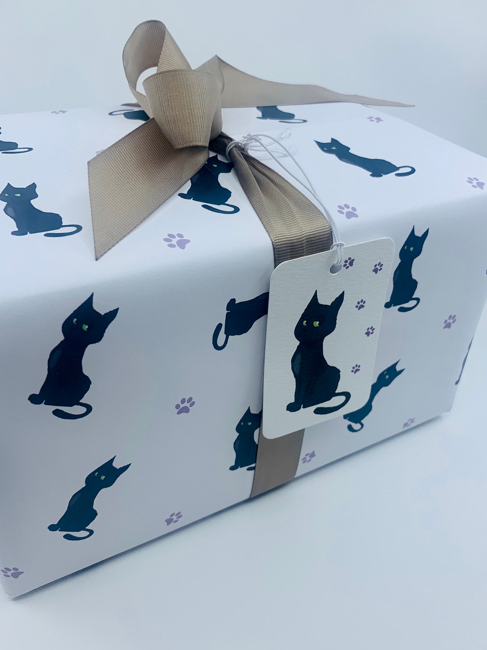 Cute Cats Wrapping Paper 700 x 500mm POPPY Cat Themed Gift Etsy