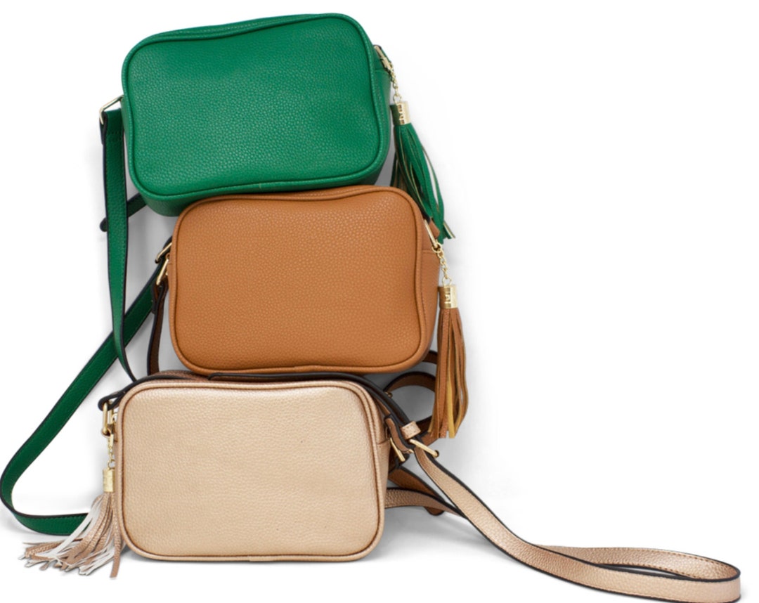 Lucy Crossbody Bag With Tassel Etsy UK