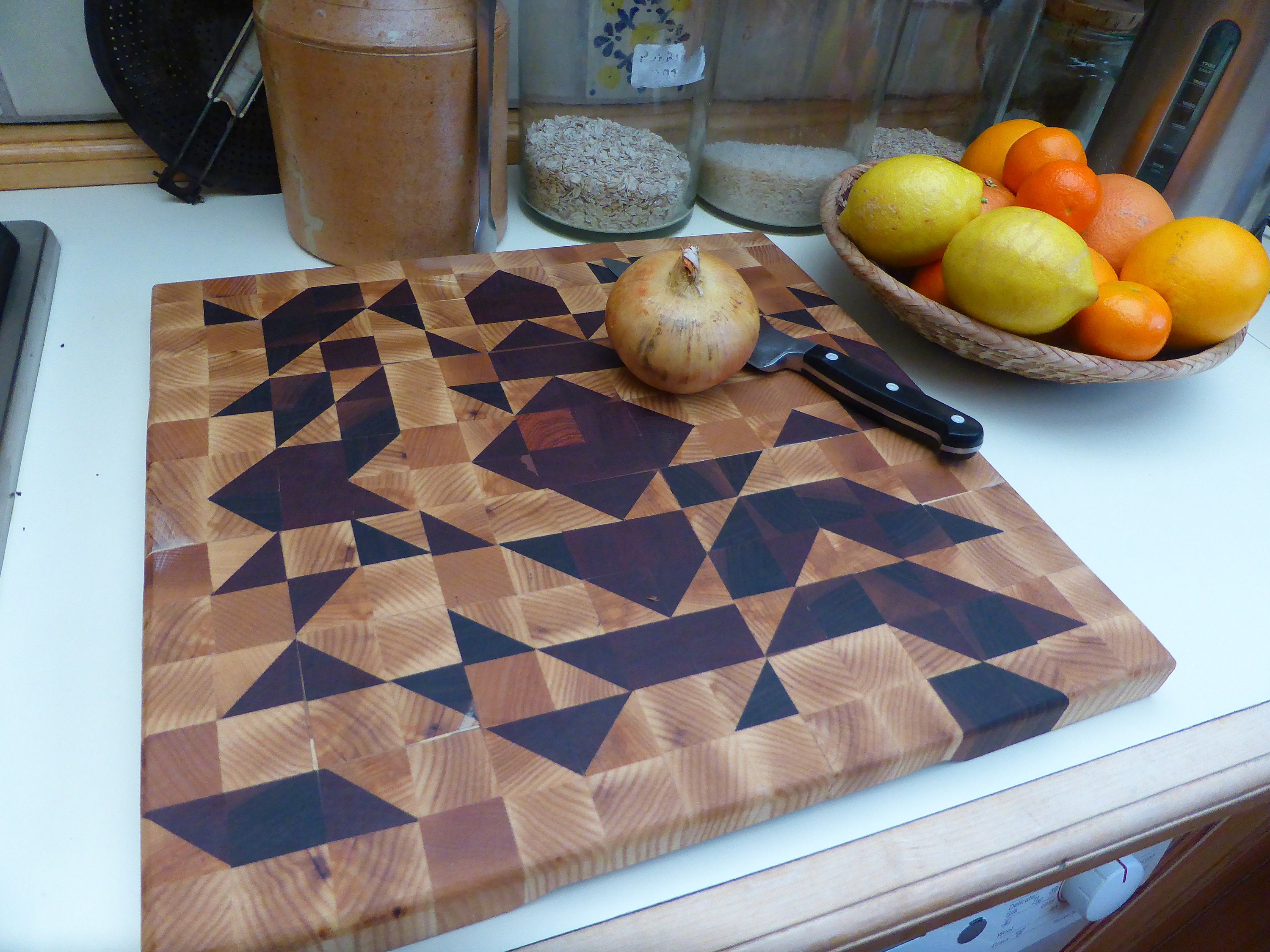 Delightful Large Cutting Board With an Abstract Design Etsy UK