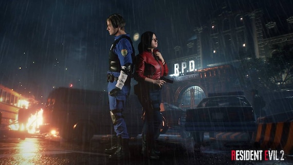 Resident Evil 2 remake print