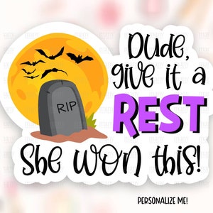 Ha vinto questo download di adesivi, divertente gioco di parole di Halloween small business happy mail labels, cute fall thank you shop packaging, cricut template PNG