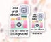 Snap Share Review Stickers, Love Your Order Retro Camera, Small Business Package Labels, Cute Shop Envelope Seals, Download Cricut Avery PNG 