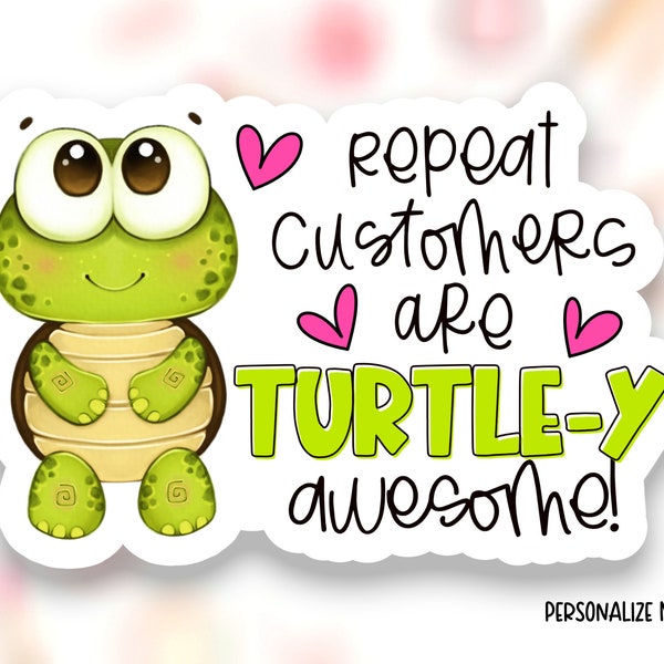 Repeat Customers are Awesome Sticker Download PNG, Funny Pun Small Business Happy Mail Labels, Thank You Package Seals, Print Cut Template