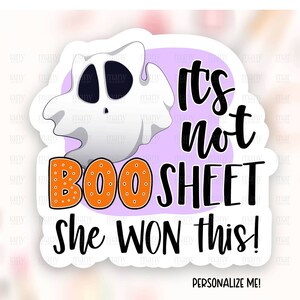 Ha vinto questo download di adesivi di Halloween, Funny Ghost Pun Small Business Happy Mail Labels, Thank You Shop Package Seals, Cricut Template PNG