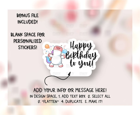 Timbri Trasparenti Per Scrapbooking – Set Con Scritte In Inglese (Happy Birthday, Thank You) – Foglio 11x16 Cm