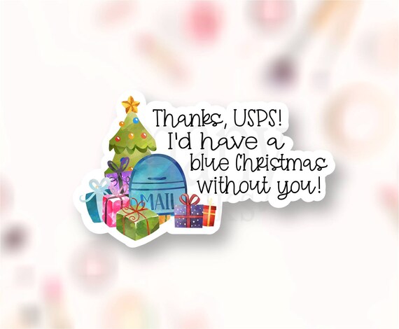 Usps Christmas Bonus Mail Carrier 2022 Thanks Usps Sticker Png Postal Worker Christmas Small | Etsy Canada