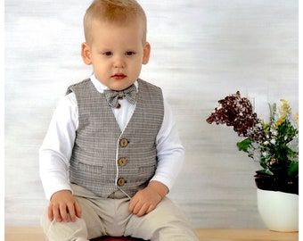 Christening set for boy, baptism, outfit baby Boy, Boy's suit, Wedding Outfit Boy, boy's suit for birthday wedding