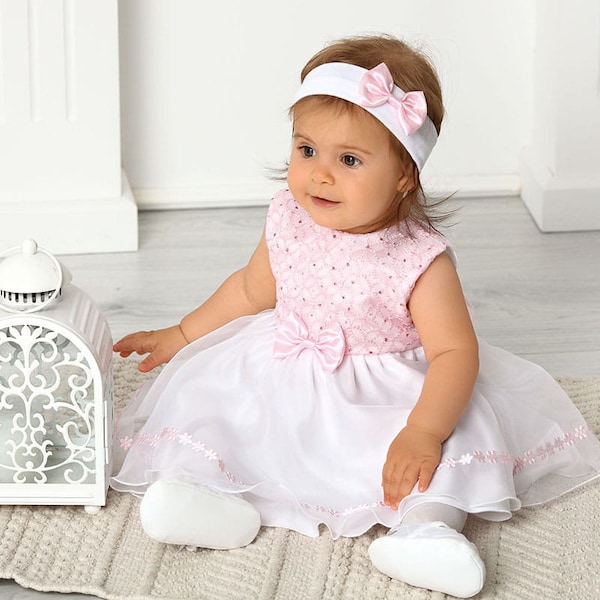 Taufkleid, Festkleid baptism dress Gr. 62 68 74 80 86 92 Partykleid Babykleid taufset baby girl wedding Geburstag outfit