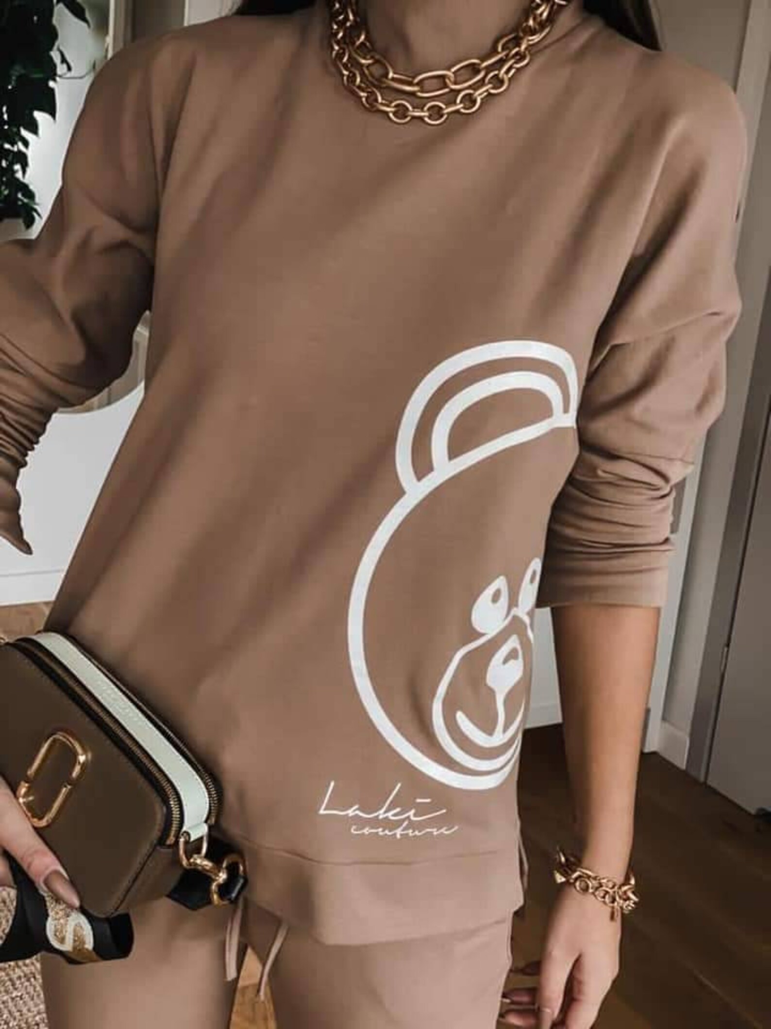 Beige Tracksuit Women's Teddy Bear One Size Etsy