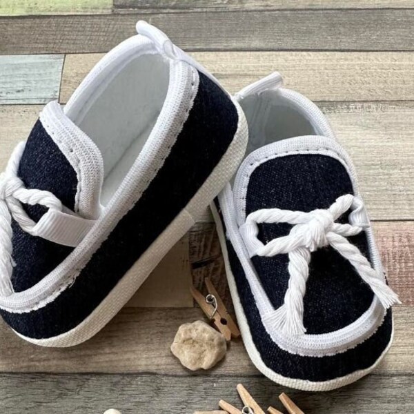 Navy blue baby shoes , Navy blue baby boy loafers, toddler shoes , 0-9 months, baptism baby boy shoes, Taufschuhe, Babyschuhe,