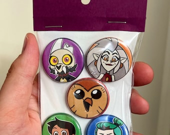 The Owl House 1.25" Pin Set