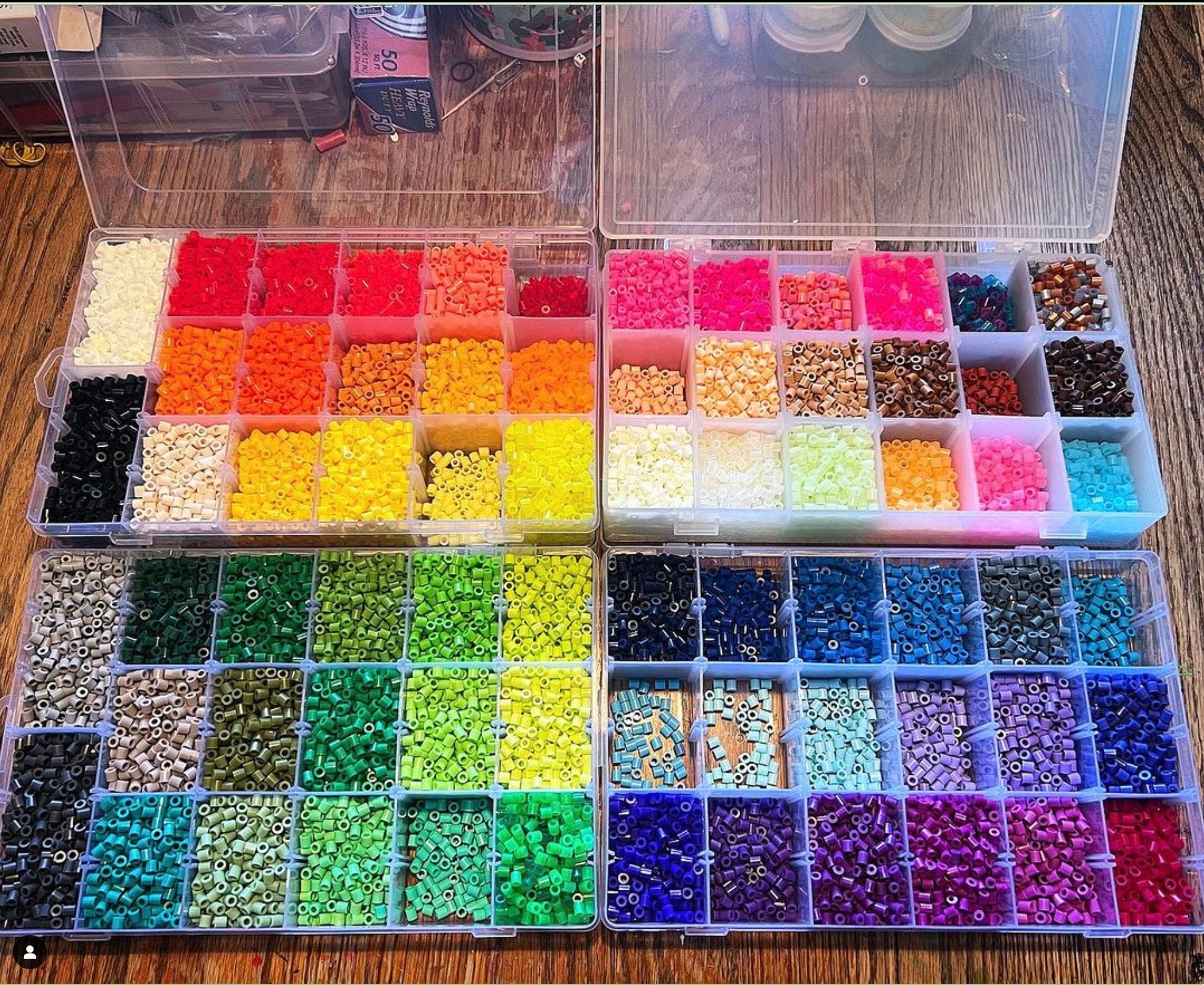 7 Perler Beads and Storage ideas