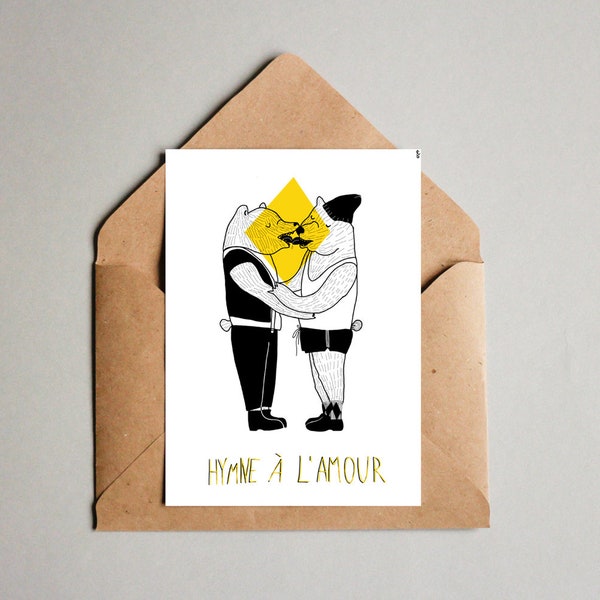 Postcards//Hymne à l'amour //Love//Bears