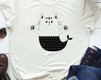 Download Cat Mermaid Svg Etsy