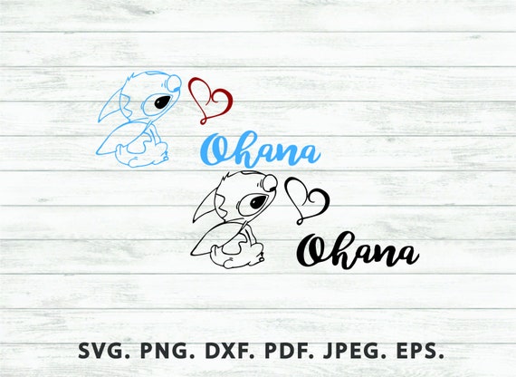 Stich Svg Lilo Und Stitch Svg Disney Svg Ohana Svg Hawaii Svg Etsy