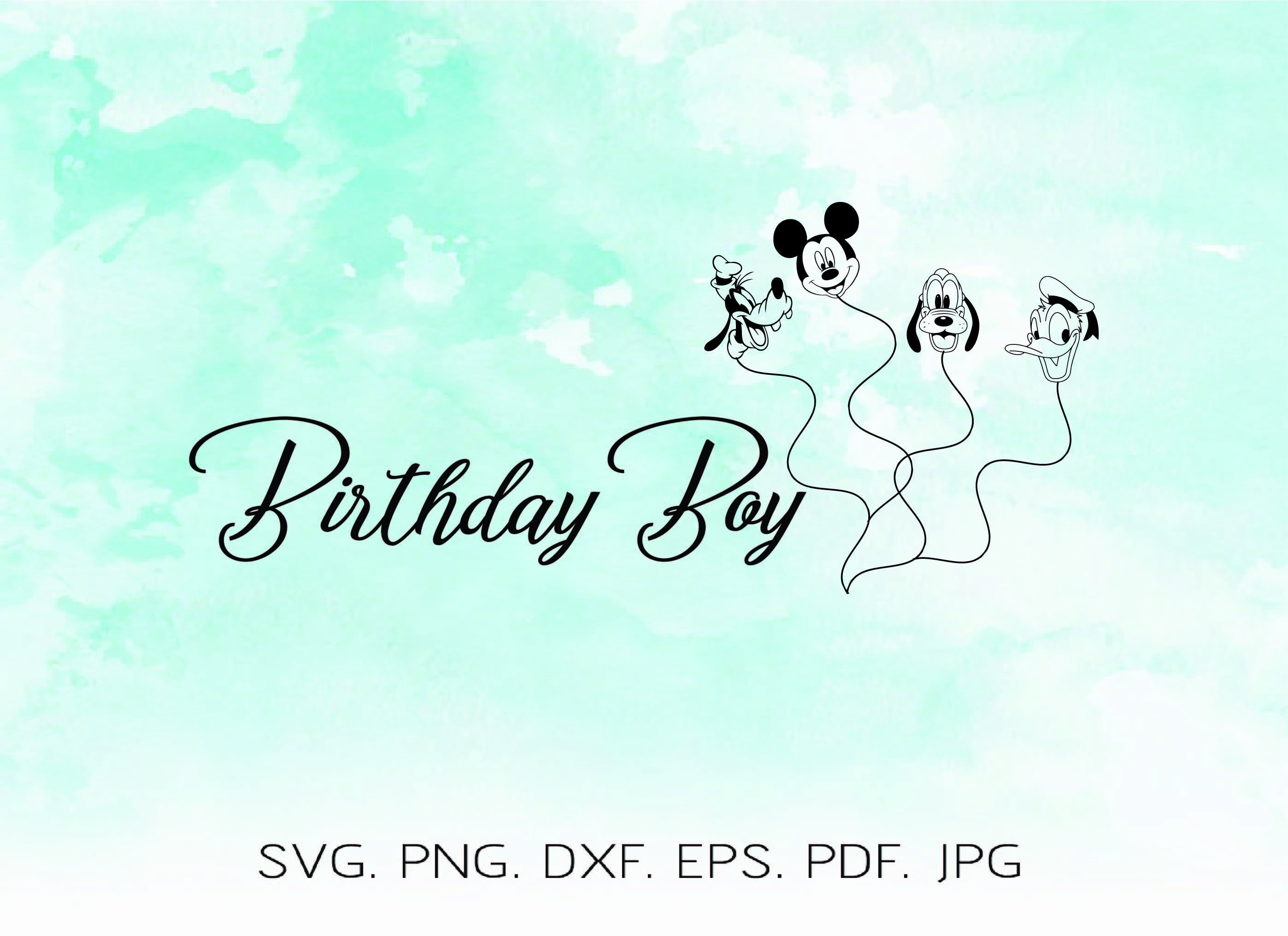 Download Birthday Boy Svg Disney Shirt Design Disney Silhouette Mickey Etsy