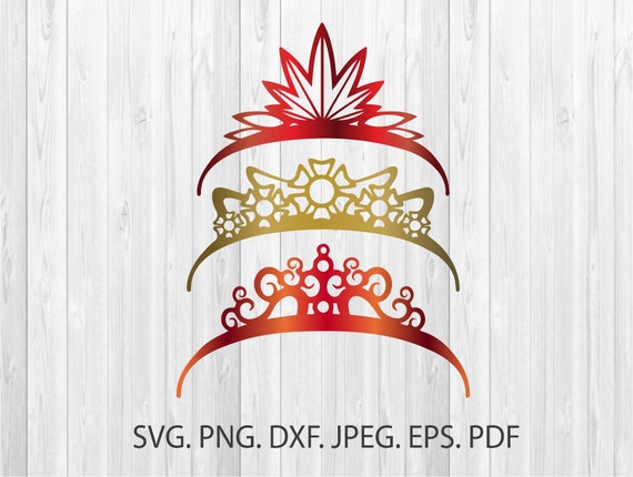 Download Free Crown Svg Bundle Crown Silhouette Girl Svg Tiara Svg Crown Etsy SVG Cut Files