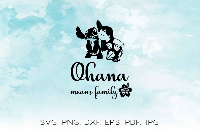 Free Free 298 Stitch Ohana Means Family Svg Free SVG PNG EPS DXF File