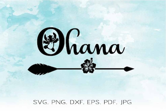 Download Ohana Means Family Svg Lilo and Stitch Svg hawaii flower ...