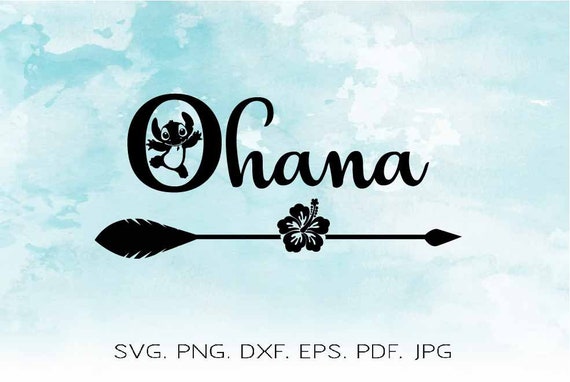 Download Ohana Means Family Svg Lilo and Stitch Svg hawaii flower ...