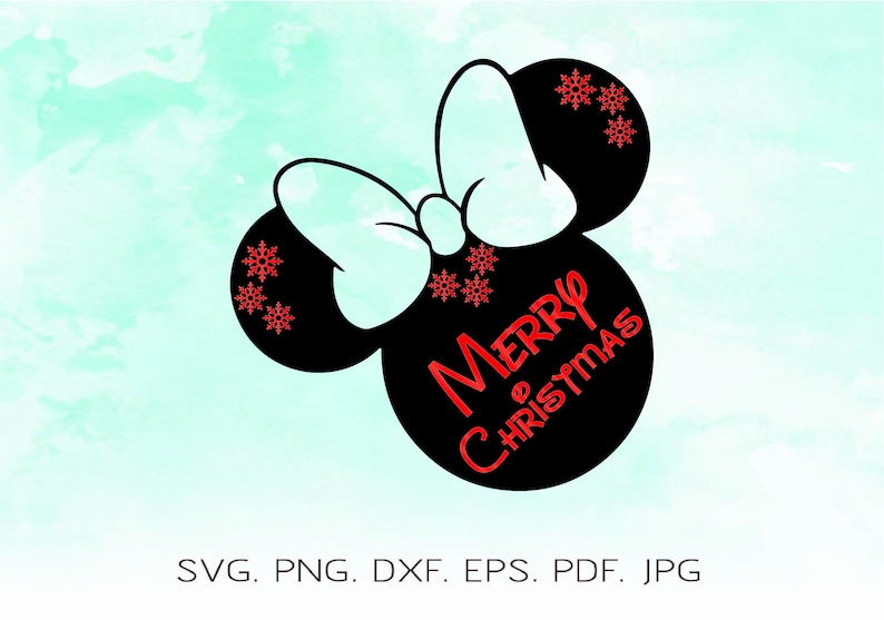Download Merry Christmas Svg Minnie Mouse Svg Disney Svg Mickey ...