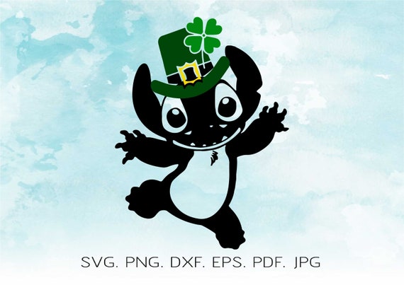 Download Lilo And Stitch Svg St Patrick S Day Svg Shamrock Svg Etsy