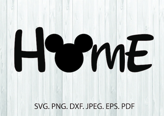 Disney Home Svg Disney Svg Home Svg Mickey Mouse Silhouette | Etsy