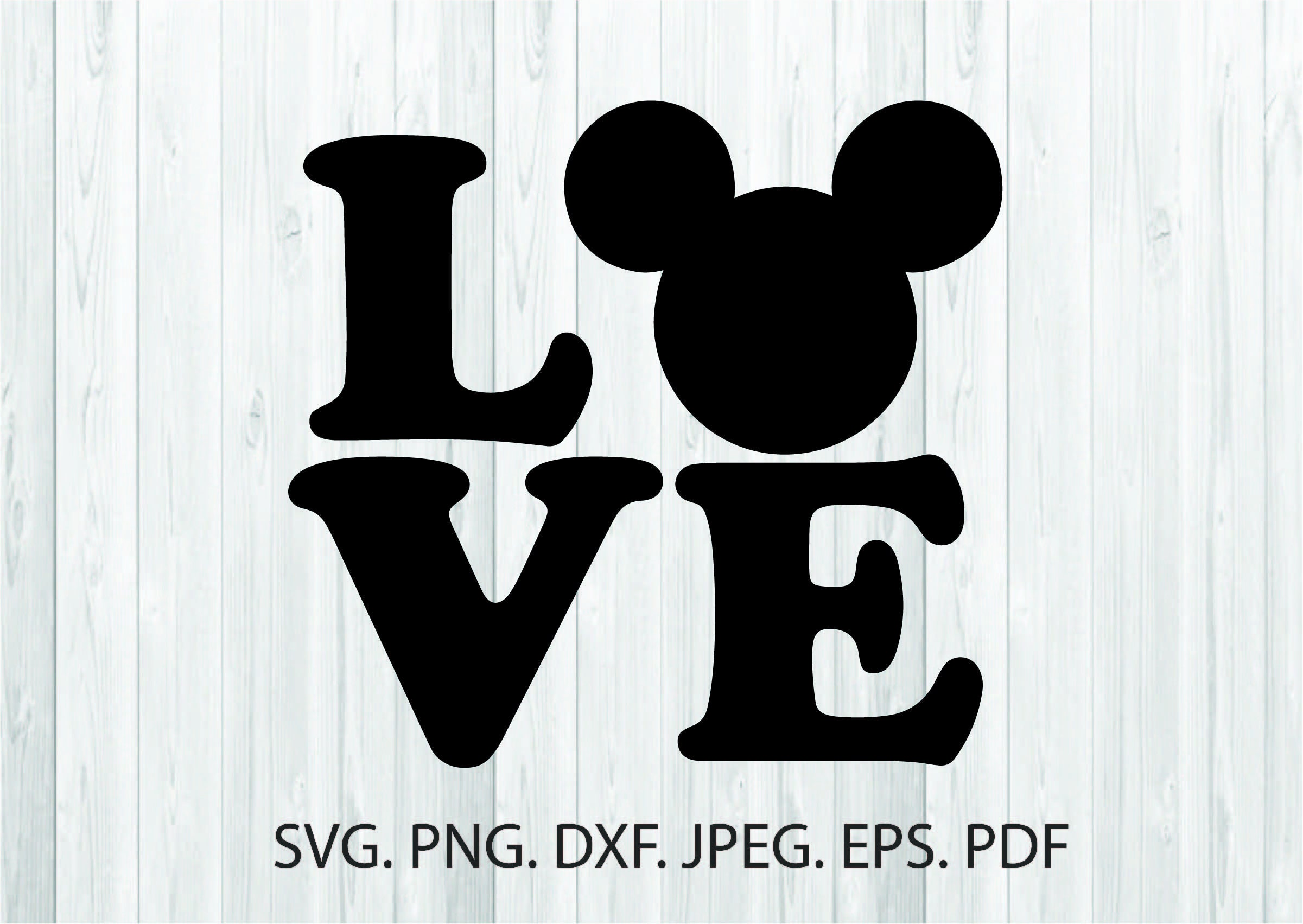 Download Love Disney Svg Love Mickey Mouse Silhouette Disneyland ...