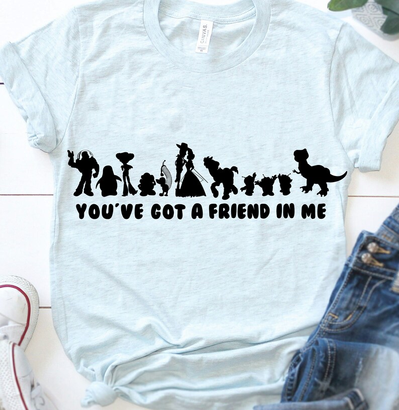 Download You've Got A Friend In Me SVG Woody And Buzz Svg Disney | Etsy