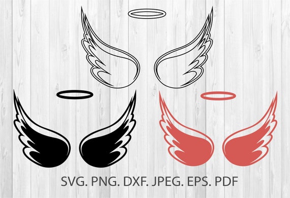 Download Angel Wings Svg Wings Svg Bundle Heaven Svg Angel Clipart Etsy