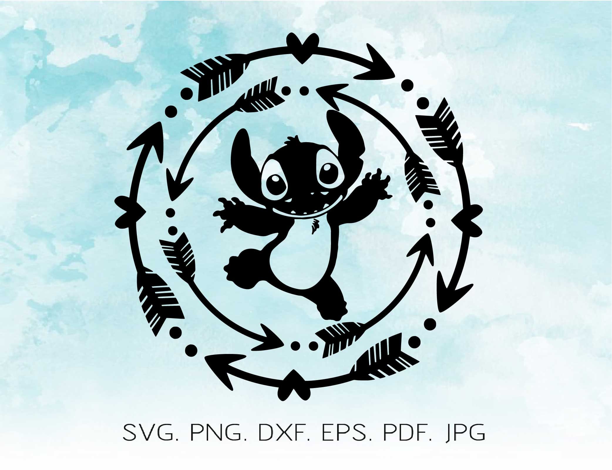 Download Stitch Svg Lilo And Stitch Svg Disney Svg Stitch Silhouette Etsy