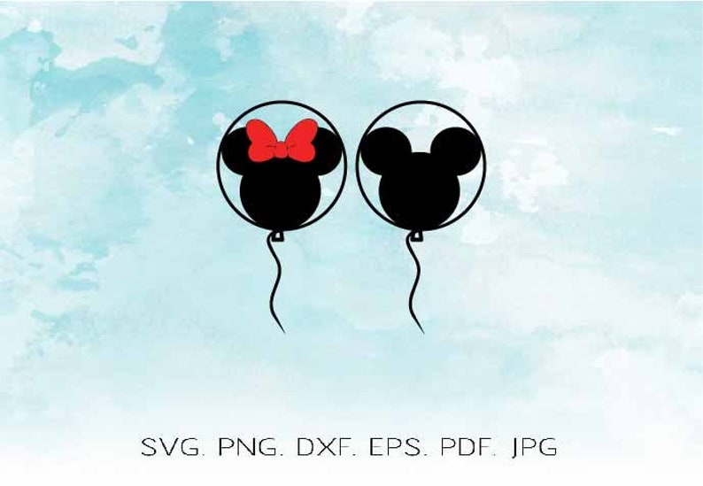 Download Disney Svg Disney Balloons Svg Mickey Balloon Svg Minnie ...