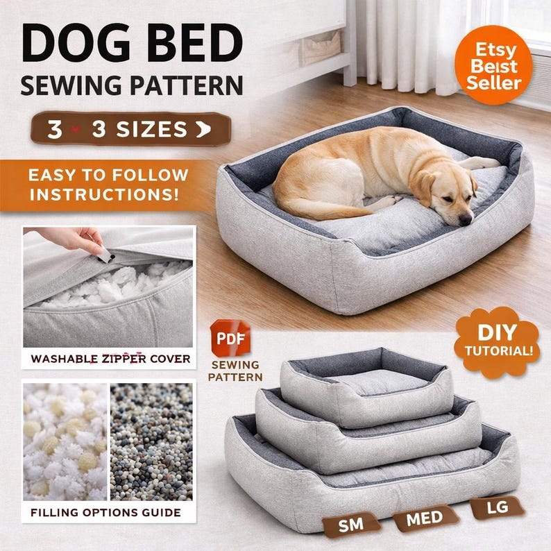 dog bed sewing pattern