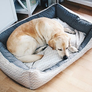 Dog Bed Sewing Pattern PDF | S–XL | Washable Pet Cushion Tutorial | Cat Bed | Kennel Mattress Sewing DIY | Printable Pet Pillow image 12