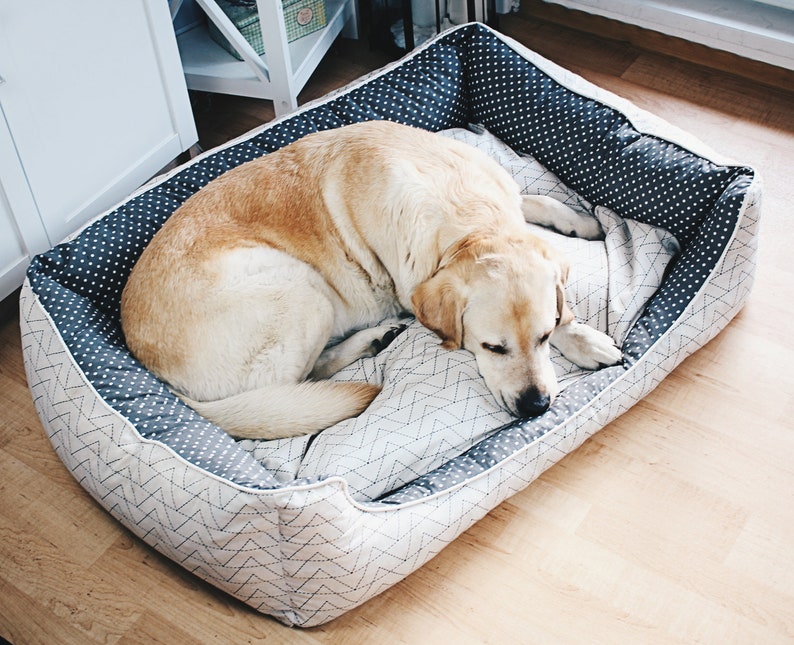 Dog Bed Sewing Pattern PDF | S–XL | Washable Pet Cushion Tutorial | Cat Bed | Kennel Mattress Sewing DIY | Printable Pet Pillow image 12