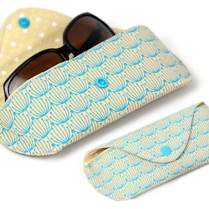 eyeglass sunglasses case sewing pattern, easy beginner for glasses sunnies bag PDF for sewing beginners fabric purse sew diy tutorial image 4