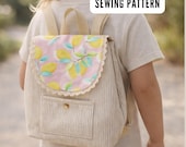 Kindergarten Rucksack Nähanleitung Schnittmuster Kindergartentasche Kindergartenrucksack Kinder Kinderrucksack nähen Anleitung Cord Tasche