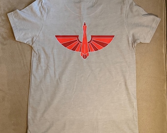 Goose - Red Bird - Youth Medium (10-12) T-Shirt - Bella Canvas Cotton/Poly Blend - One-Off