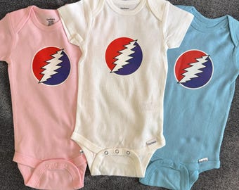 Bolt Baby Onesie - Bolt on Front & Back
