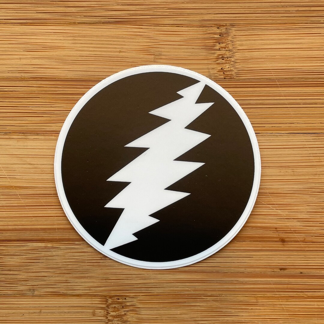 Bolt Sticker - B&W - Etsy