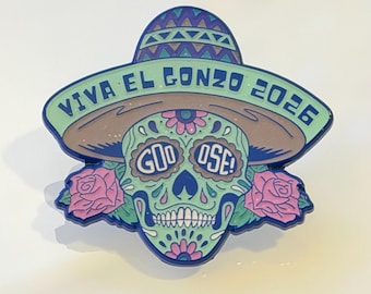 Viva El Gonzo 2026 Festival Variant Pin - La Luna Azul - LE50