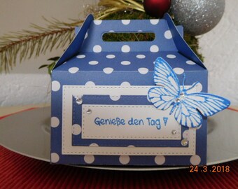 Geschenkeschachtel "Goodybox" in blau