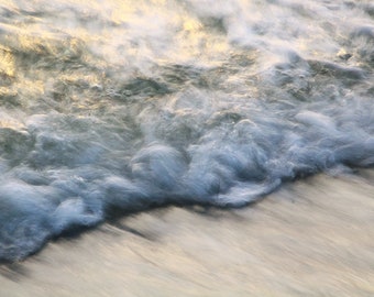 Beach Photography / Ocean Waves Photo / Ocean Wave Picture Series / Ocean and Sand Photo / Waves in Motion Photography